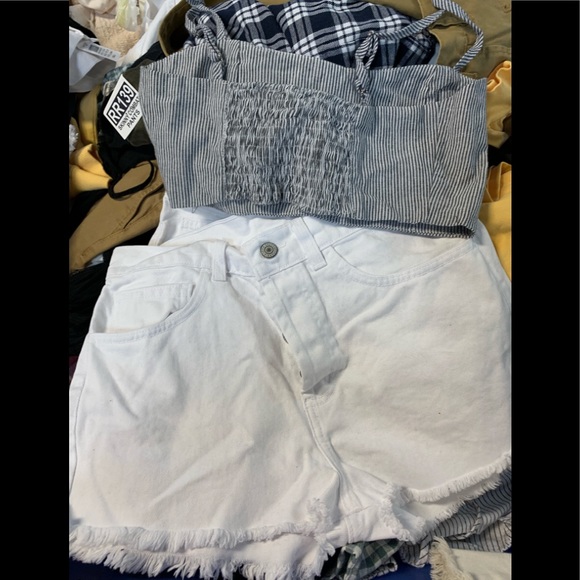 Brandy Melville Other - Bundle of NWT and nwot white shorts , size small